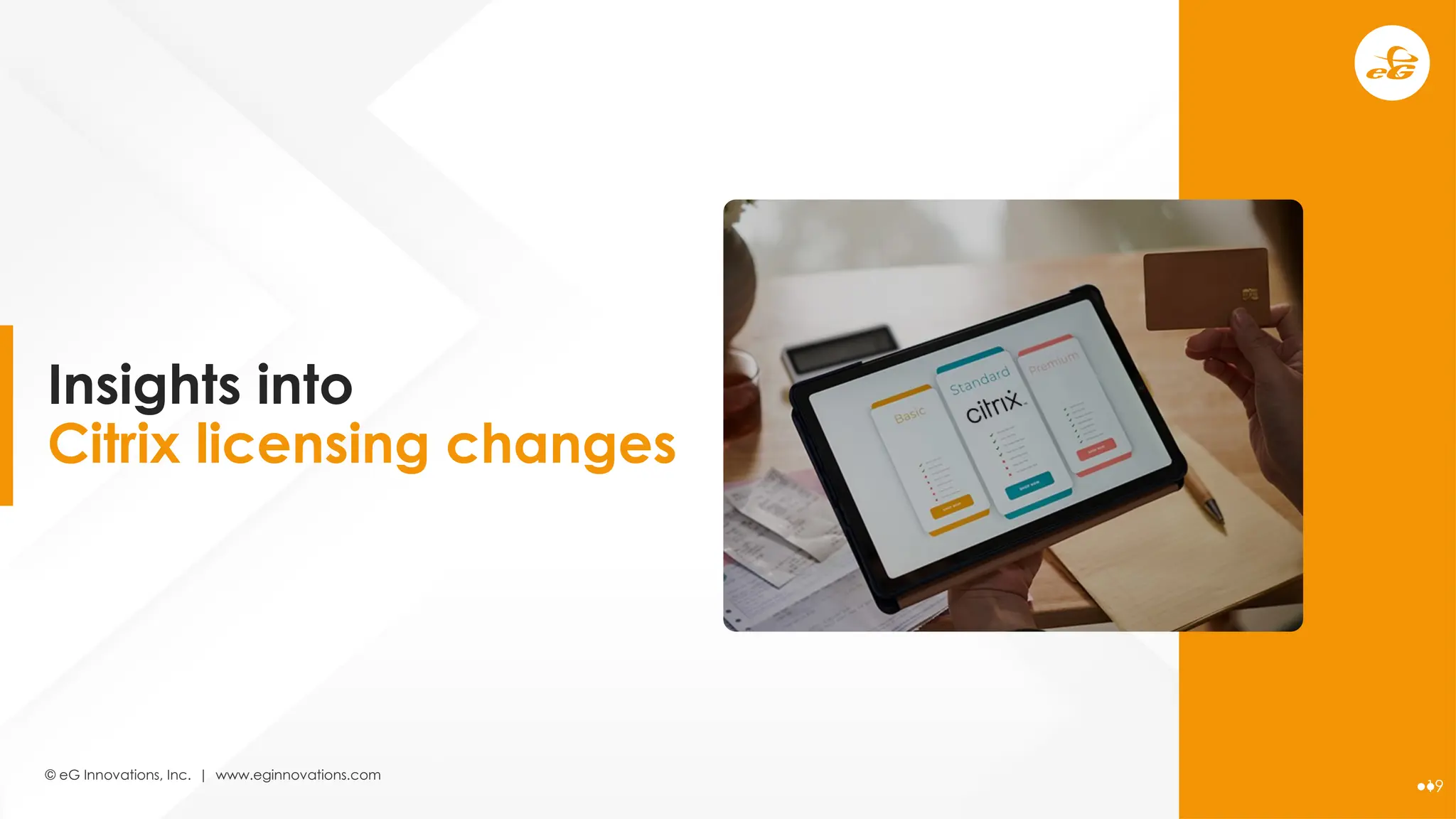 © eG Innovations, Inc. | www.eginnovations.com
19
Insights into
Citrix licensing changes
 