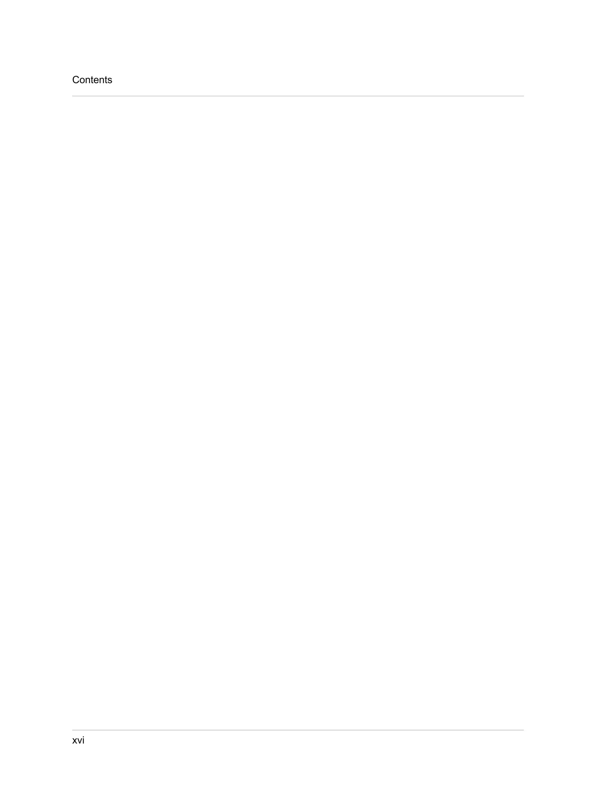 Contents 
xvi 
 