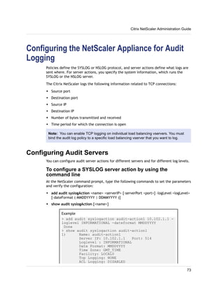 Citrix netscaler administration guide | PDF
