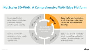 Citrix Netscaler SD WAN | PDF