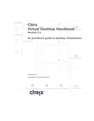 Citrix
Virtual Desktop Handbook
Version 5.x
An architect’s guide to desktop virtualization
Prepared by:
Worldwide Consulting Solutions
 