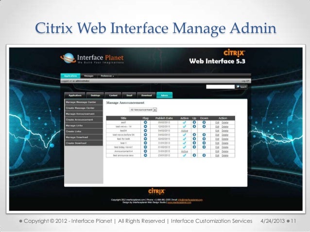 What is web interface in citrix What is web interface in citrix comodo firewall ru