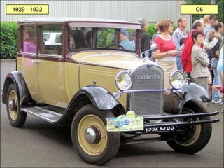 1929 - 1932 C6
 