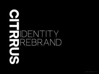 CITRRUS | BRAND BOOK | 1.0 2014
CHAPTER
 