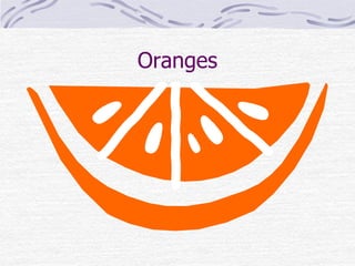 Oranges
 