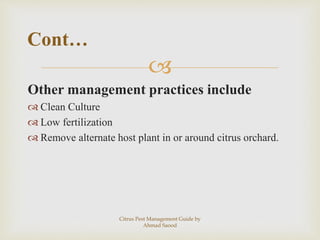 Citrus pest management guide