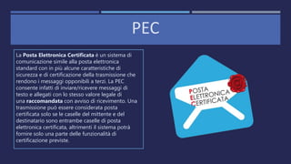 Pec Raccomandata Cittadinanza e costituzione | PPTX