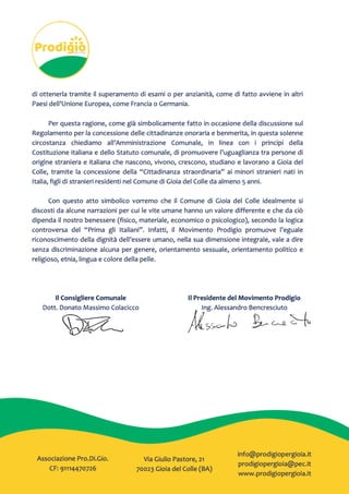Cittadinanza straordinaria ai minori