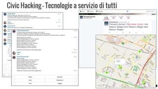 Civic Hacking - Tecnologie a servizio di tutti
 