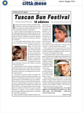 Barrett Wissman: CITTA MESE. Tuscan Sun Festival