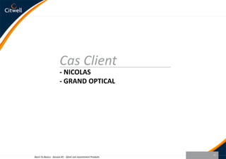 Représentation géographique de la charte logistique : exemple d’un schéma directeurReprésentation schématique du réseau logistique cible et comparaison simple avec les zones de conso38Conso historiques par zoneBack-To-Basics - Session #1 - Gérer son assortiment Produits