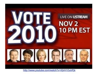 Video: live multiplatform election coverage (PBS)
http://www.youtube.com/watch?v=IQrH1OuhPjk
 