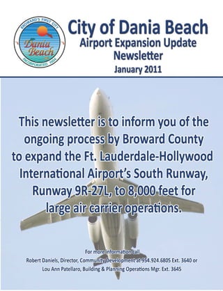 City Airport Advisory Board Newsletter Jan 2011 