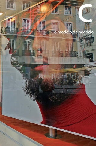 C
o modelo de negócio
 