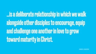 An Introduction to Disciple making / Discipleship | PDF