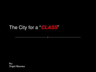 City for a class