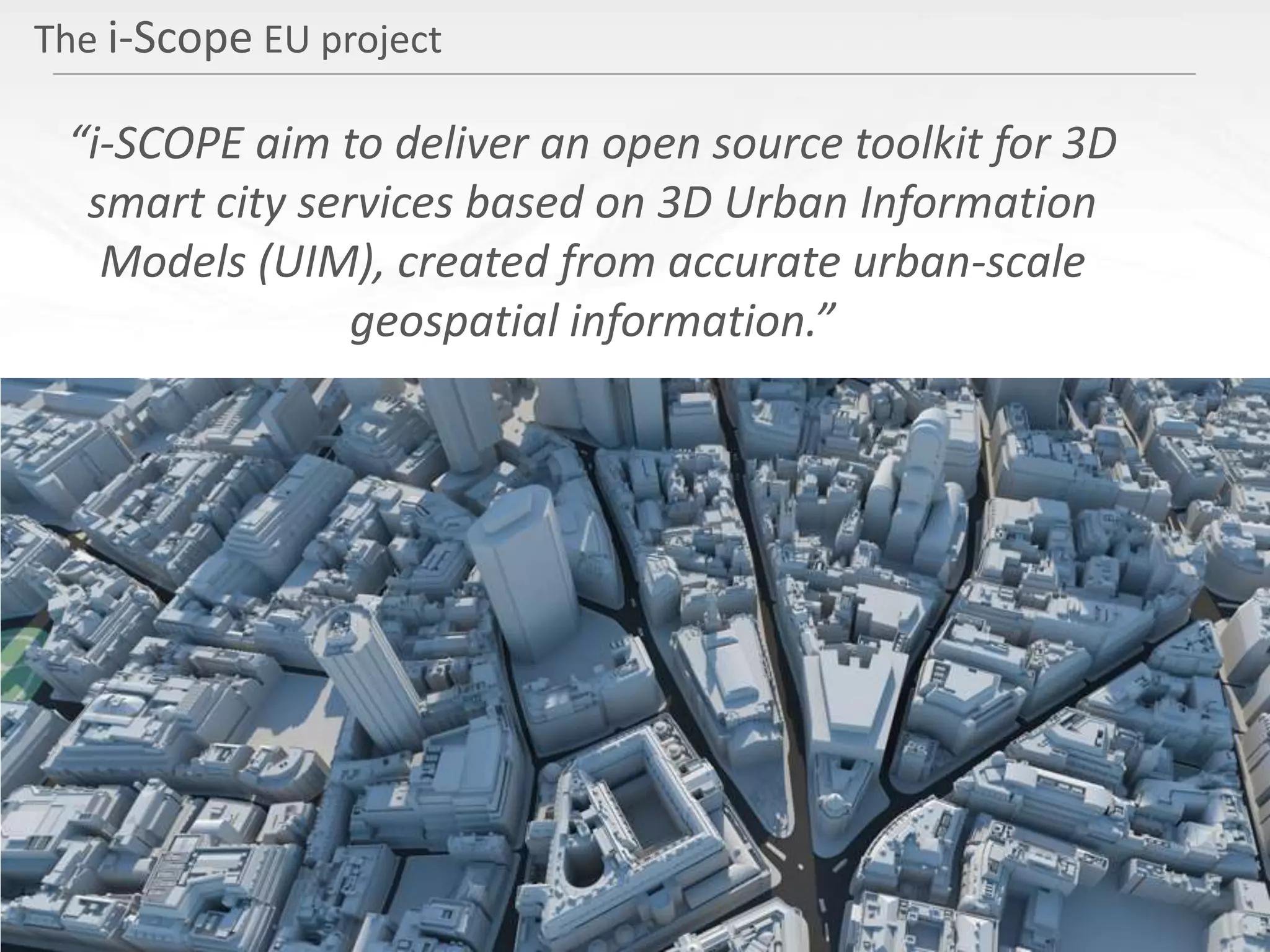 Use of CityGML standard in the context of Smart City | PPTX