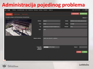 Administracija pojedinog problema
LetMeDo
 