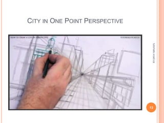 CITY IN ONE POINT PERSPECTIVE




                                 tutorials.vcad.ca
                                13
 