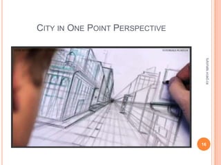 CITY IN ONE POINT PERSPECTIVE




                                 tutorials.vcad.ca
                                16
 