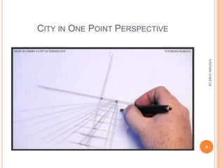 CITY IN ONE POINT PERSPECTIVE




                                    tutorials.vcad.ca
                                4
 