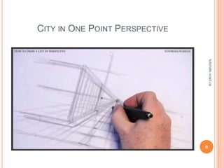 CITY IN ONE POINT PERSPECTIVE




                                    tutorials.vcad.ca
                                6
 