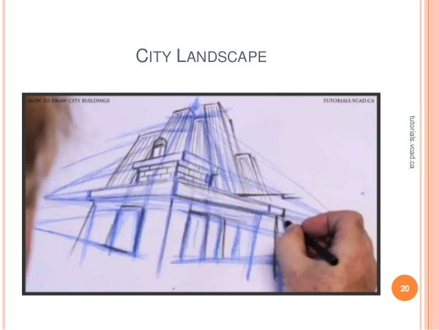 city landscape drawing tutorial