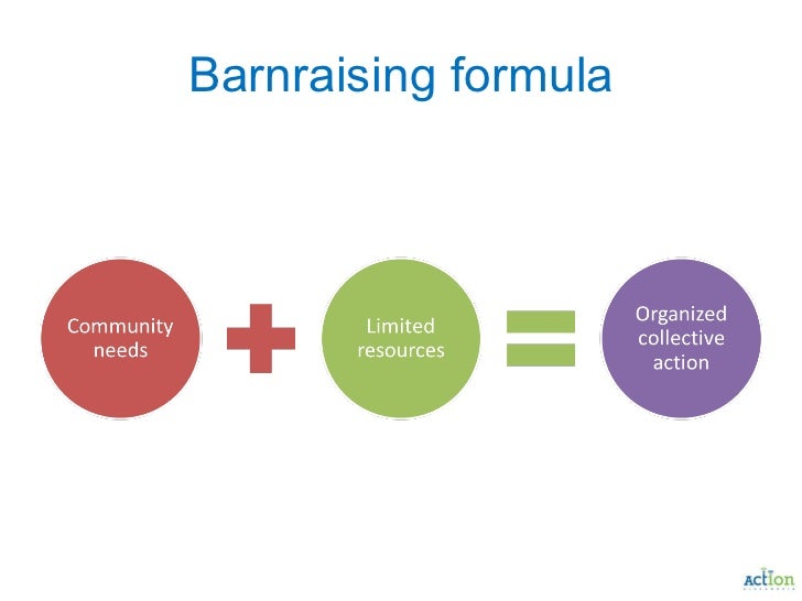 Raising The Barn Action Alexandria Technology Aided Barnraising
