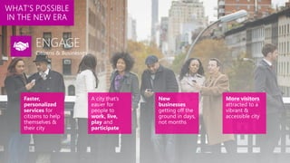 ENGAGE
Citizens & Businesses
 