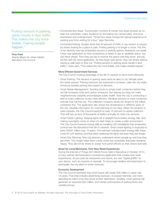 3 © 2014 Cisco and/or its affiliates. All rights reserved. This document is Cisco Public Information.
•	 Connected Bus Sto...