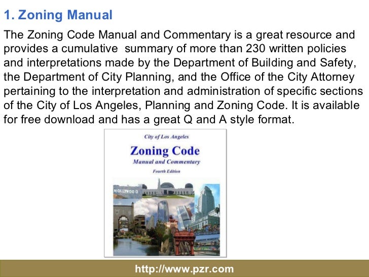 City of Los Angeles Zoning Resources
