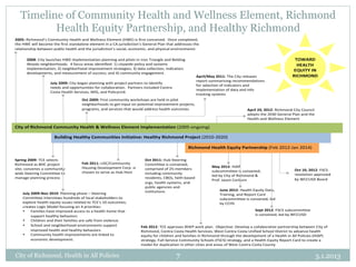Health 3.0 Leadership Conference: City of Richmond Health in all ...