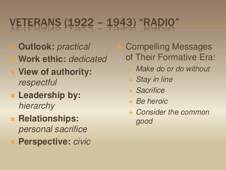 generation y work ethic