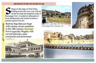18TH-19THCENTURY ARCHITECTURE OF RAMNAGAR
 