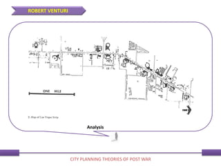 June 25, 1925
ROBERT VENTURI
CITY PLANNING THEORIES OF POST WAR
Analysis
 