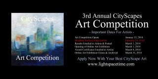 2014 Cityscapes Online Art Competition - Event Poster