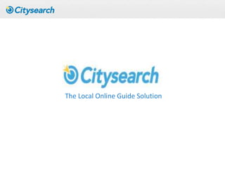 The Local Online Guide Solution 