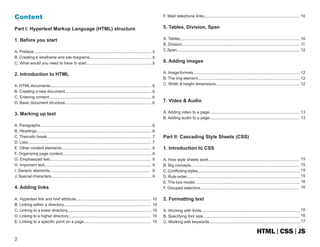 Citytech HTML/CSS Guide | PDF