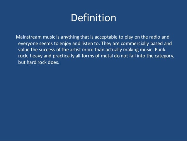 Ciu 211 Mainstream Presentation