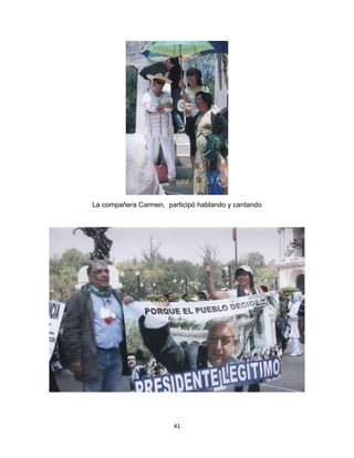 41
La compañera Carmen, participó hablando y cantando
 