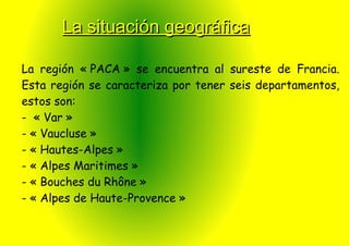Ciudades de la region PACA | ODP
