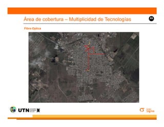 Área de cobertura – Multiplicidad de Tecnologías
Fibra Optica




        Fibra
 