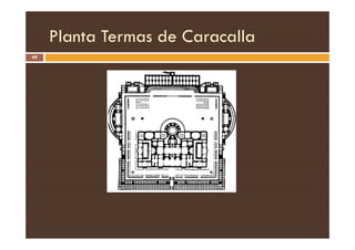 Planta Termas de Caracalla
49
 