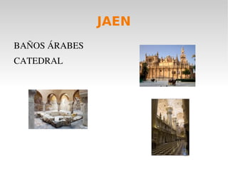 JAEN BAÑOS ÁRABES 