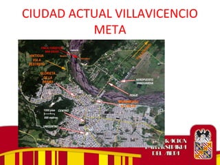 CIUDAD ACTUAL VILLAVICENCIO
META
 