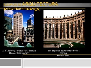  Se pretende huir de las formas puras o limpias que dominaban en la arquitectura racionalista.