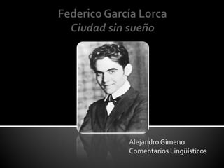 Alejandro Gimeno
Comentarios Lingüísticos
 