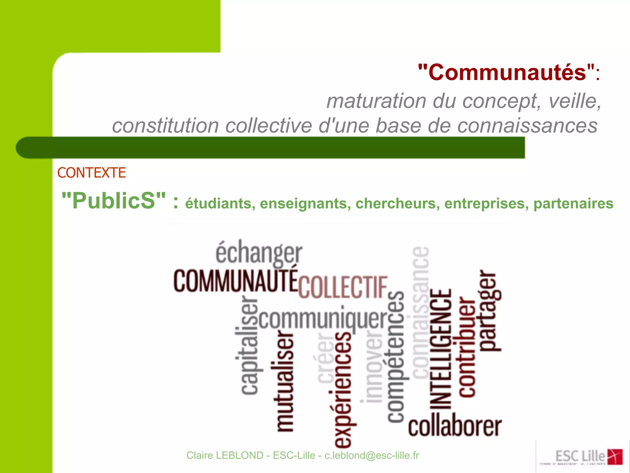 Ciuen - Animation De Communaute 12 Decembre 1