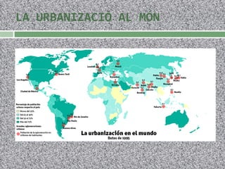 LA URBANIZACIÓ AL MÓN 