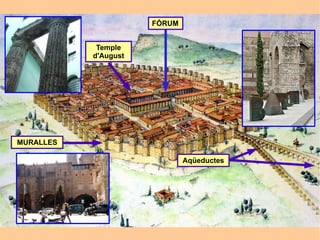 FÒRUM


            Temple
           d'August




MURALLES

                              Aqüeductes
 